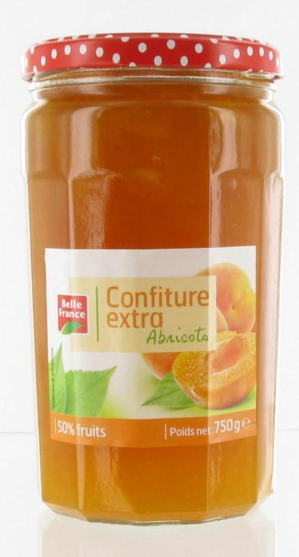Confiture Extra Abricots 750g - BELLE FRANCE