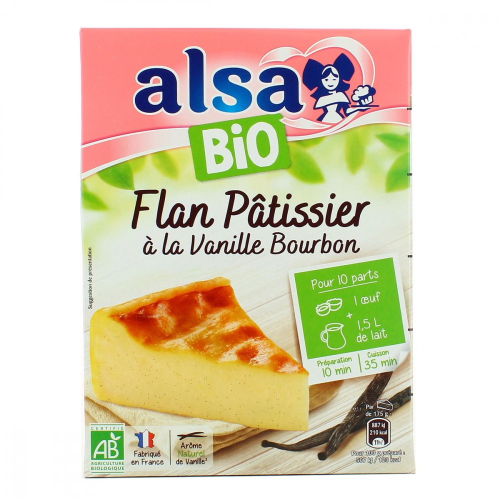 Flan pâtissier Alsa : une préparation de flan pâtissier aux œufs