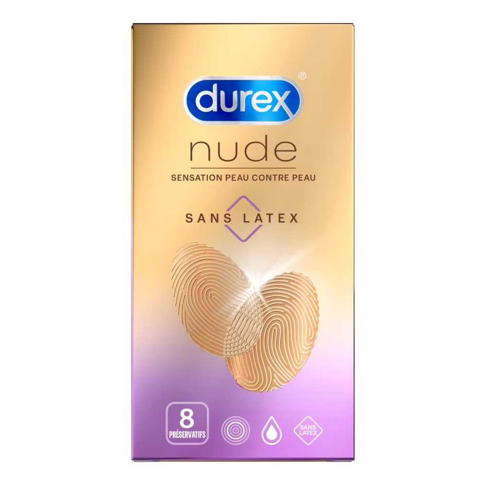 Durex Nude Sans Látex X8