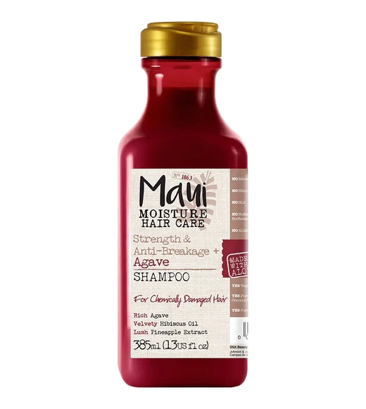 Agavennektar-Shampoo für geschädigtes Haar, 385 ml - Maui