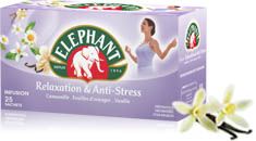 Elephant Organic infusion relax, chamomile and orange leaves bags
