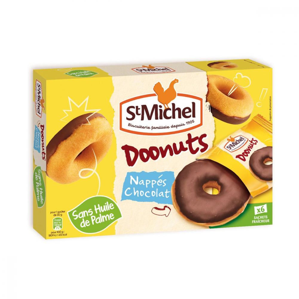 Donuts Chocolate 180g - ST MICHEL