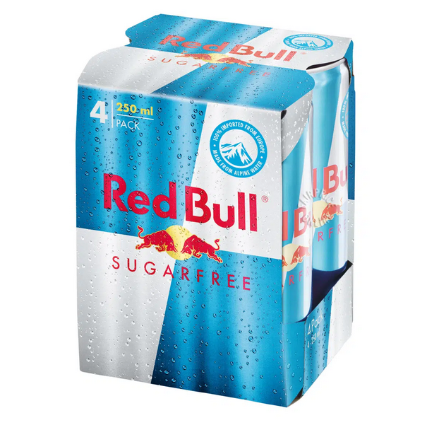 Energiedrank zonder suiker 4x25cl - RED BULL