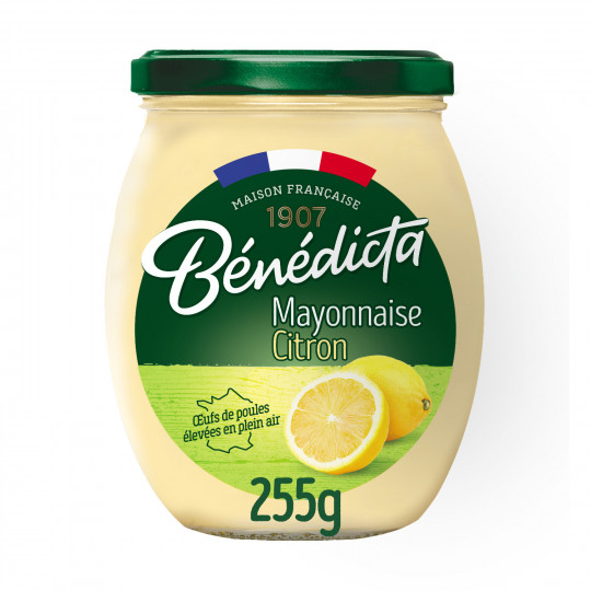 Mayonnaise Citron, 255g - BENEDICTA