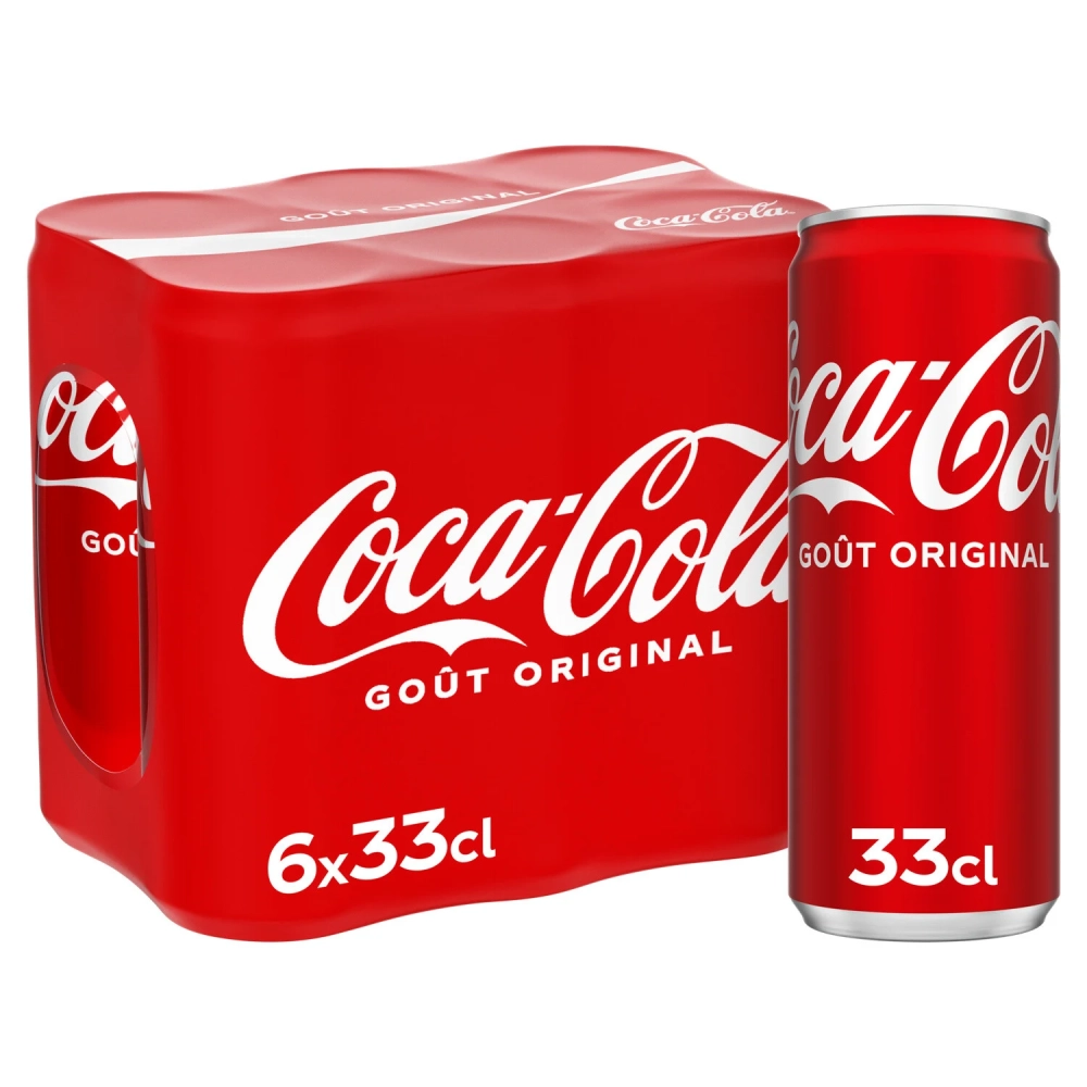 Soda goût Original 6x33cl -COCA-COLA