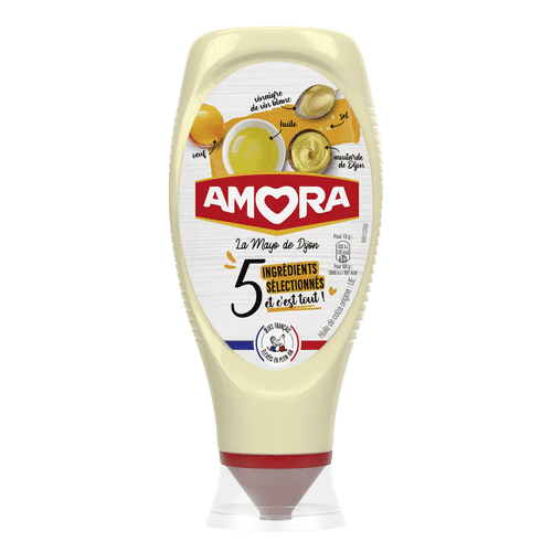 Mayonnaise de Dijon 5 ingrédients, 400g - AMORA