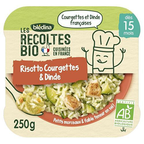 Assiette Risotto, Courgettes et Dinde hữu cơ, 250g - BLEDINA