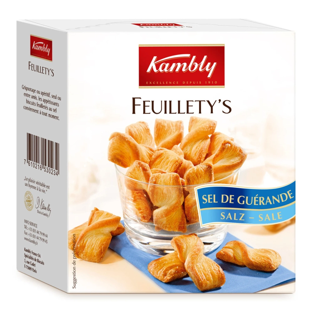 Bánh Quy Muối Feuillet'y Guérande 80g - KAMBLY