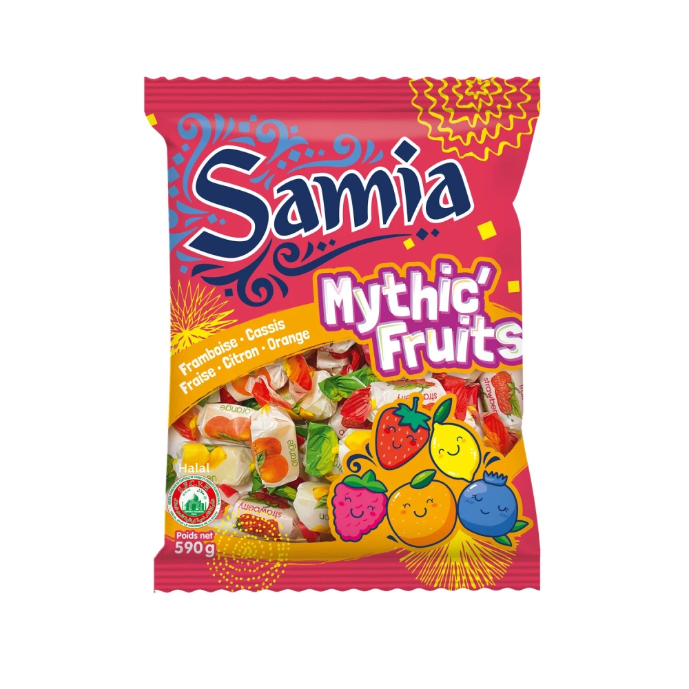 Caramelo de frutas halal 590g - SAMIA